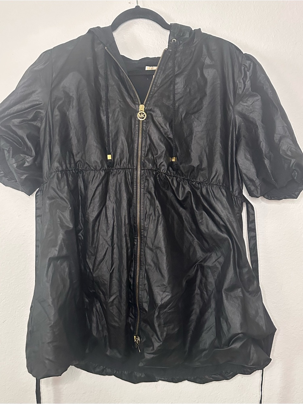 MICHAEL Michael Kors Black Hooded Anorak Jacket - Picture 3 of 8